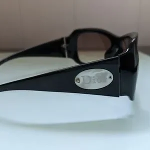 Dior | Accessories | Vintage Dior Sunglasses Shiny Black  display picture 3